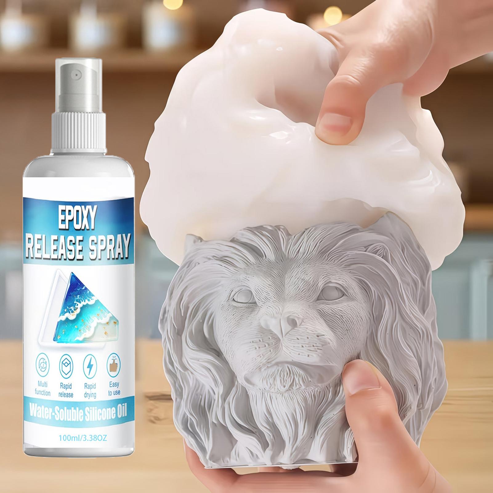 Resin Art Guide - Spray Desmoldante de Silicone e Epóxi