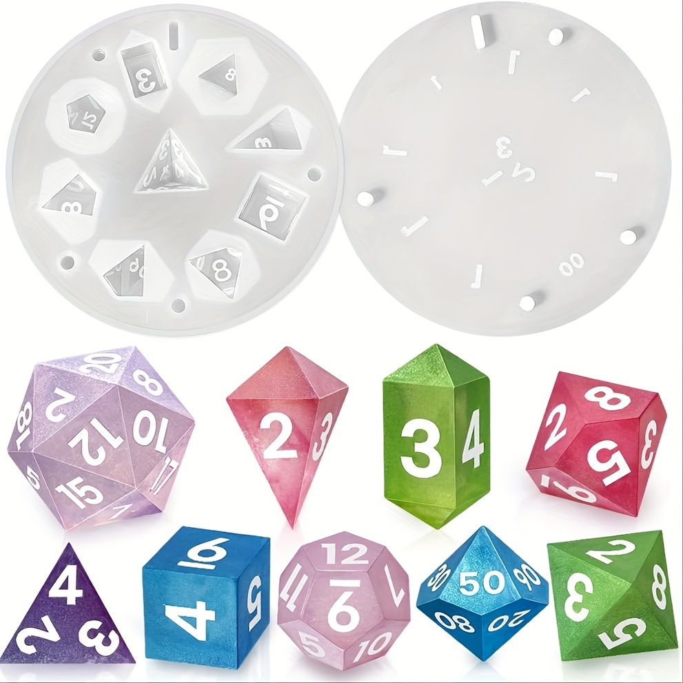 Resin Art Guide - 1 conjunto de moldes de resina