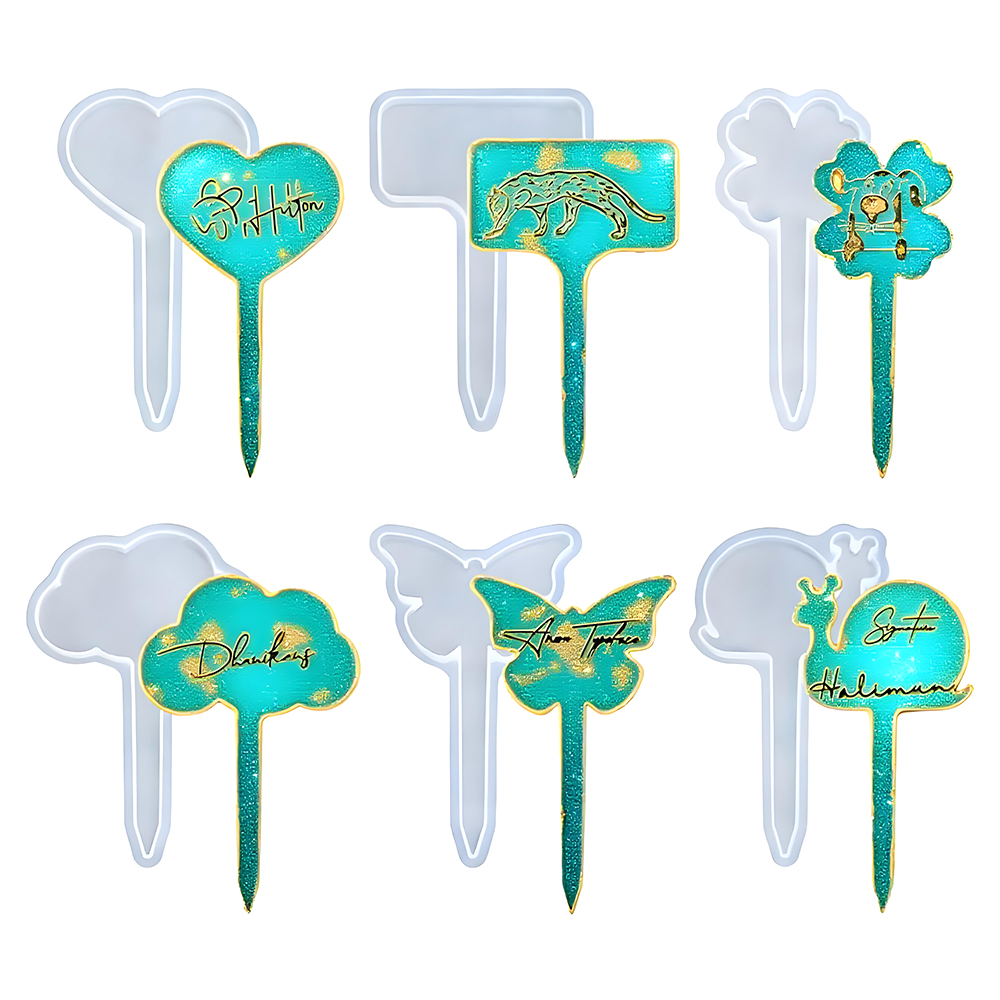 Resin Art Guide - S0253 6 estilos em forma de