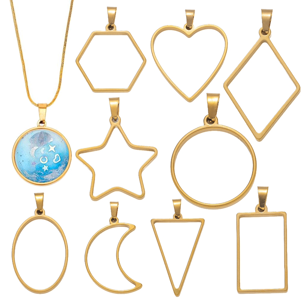 Resin Art Guide - 5 pçs de aço inoxidável aberto