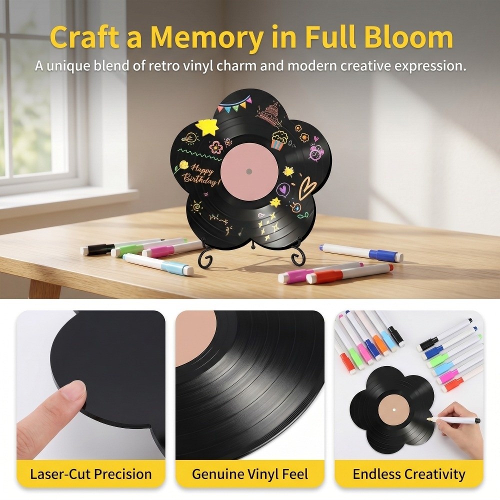 Resin Art Pen - Ornamento Criativo em Forma de Flor