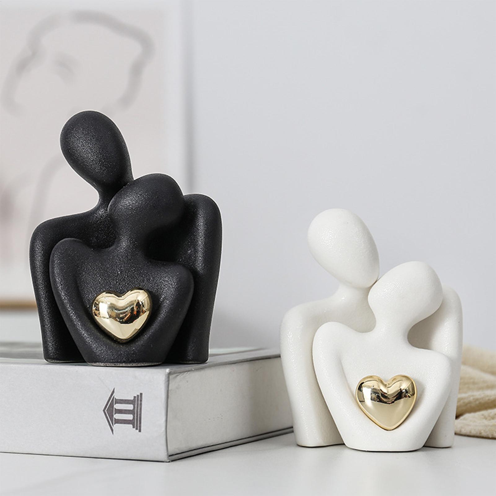 Resin Art Materials Wholesale - Estátua de Casal Abraçado em Cerâmica,