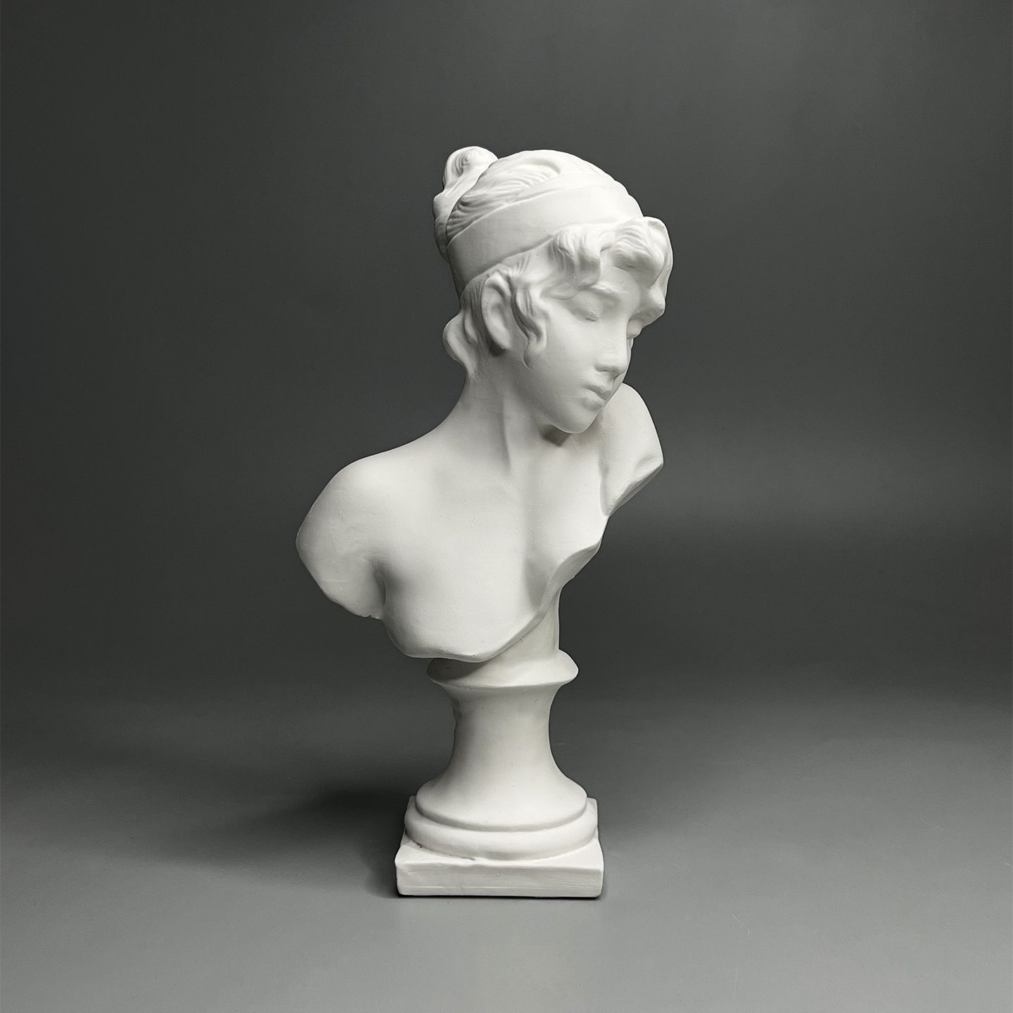 Resin Art Aesthetic - Estátua de Busto da Sappho Grega