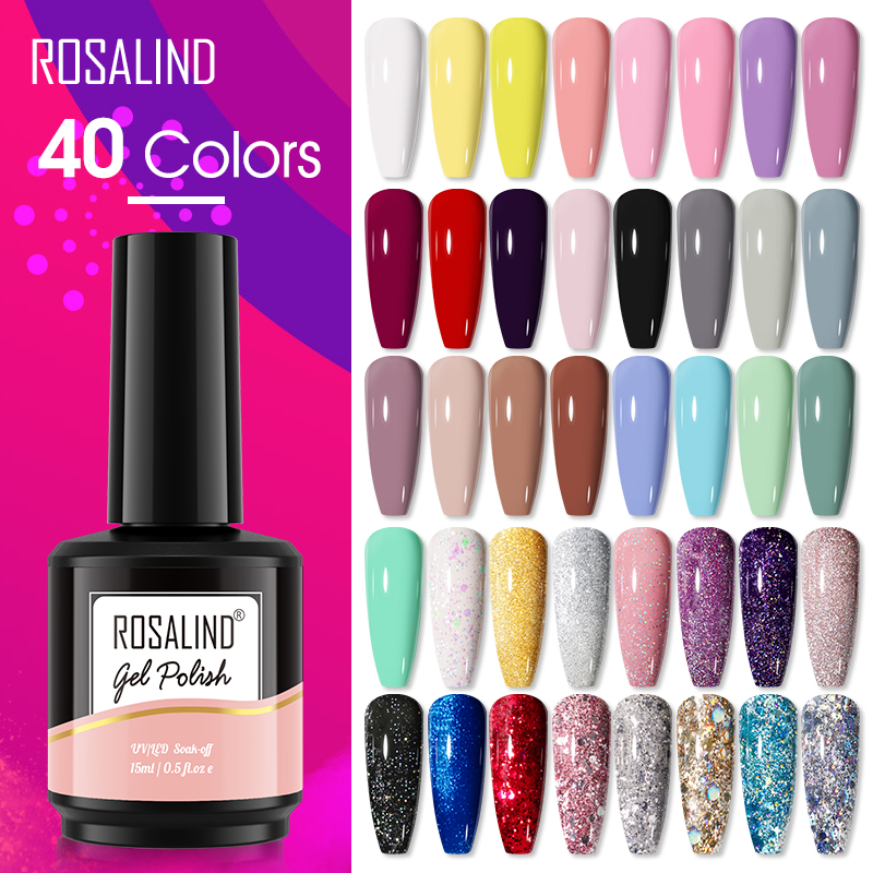 Resin Art Varnish - Esmalte em gel com glitter ROSALIND