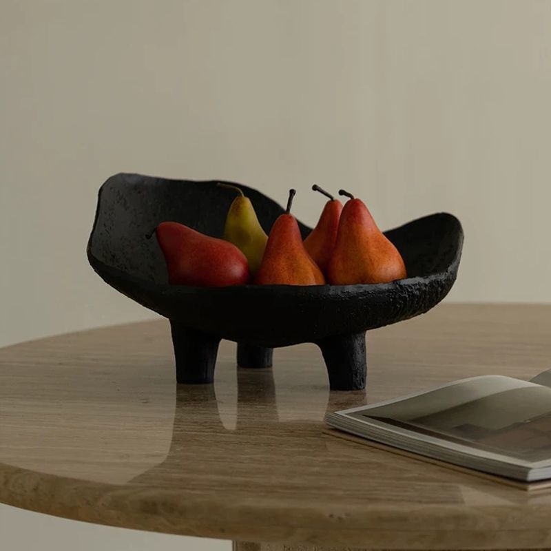 Prato de Frutas Preto em Resin - Resin Art Wooden Tray avaliação e preço