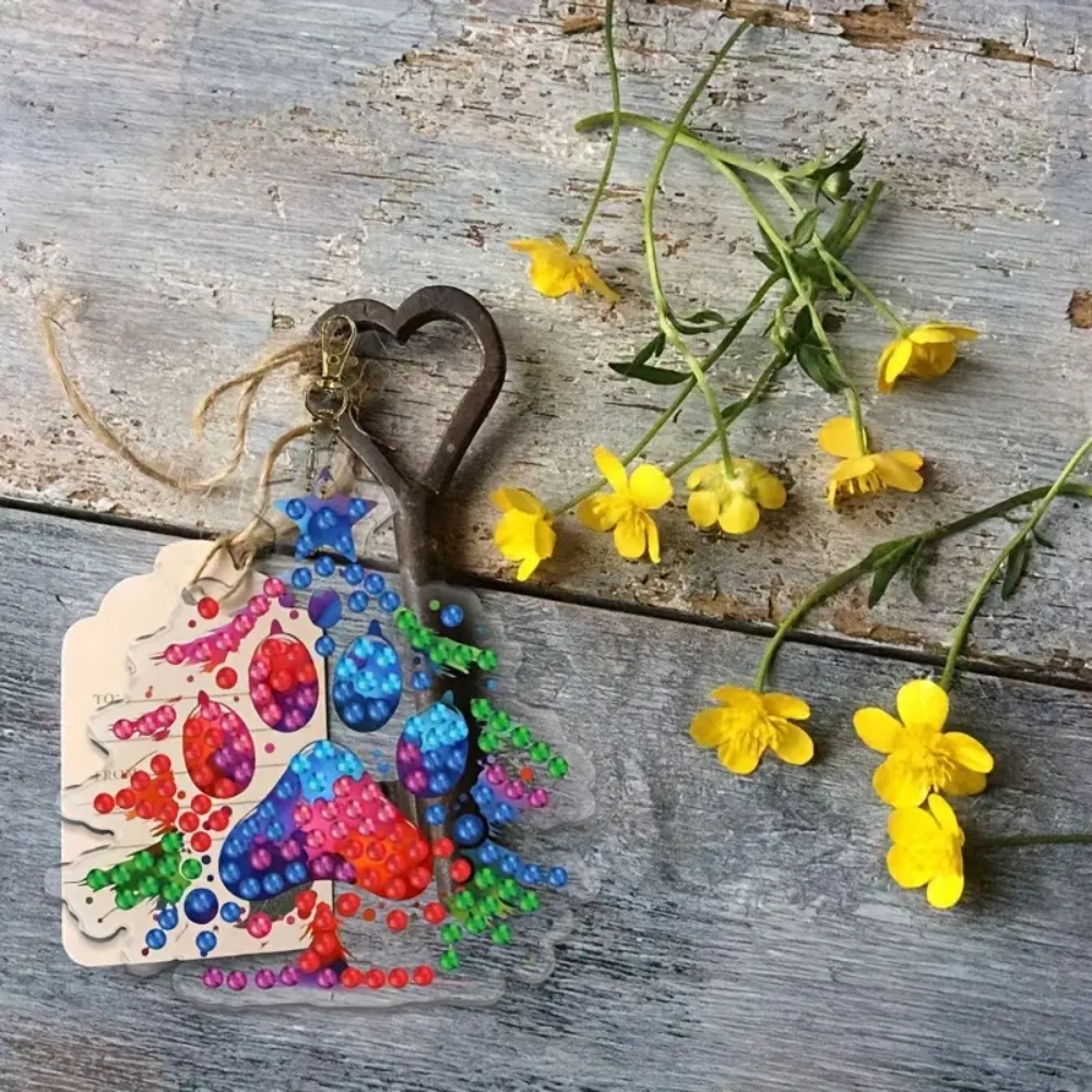 Conjunto de 6 Peças: Chaveiro  - Resin Art Pen avaliação e preço