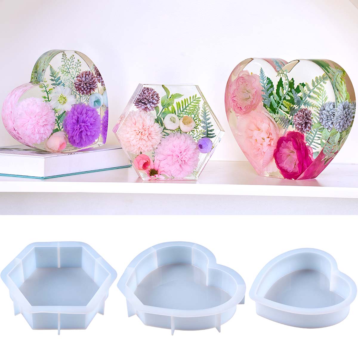 Molde de Silicone Grande em Fo - Resin Art Guide avaliação e preço