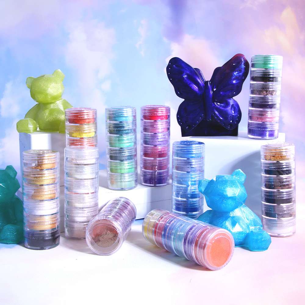 Pó de Glitter Perolado Mica 24 - Glitter Powder Resin avaliação e preço