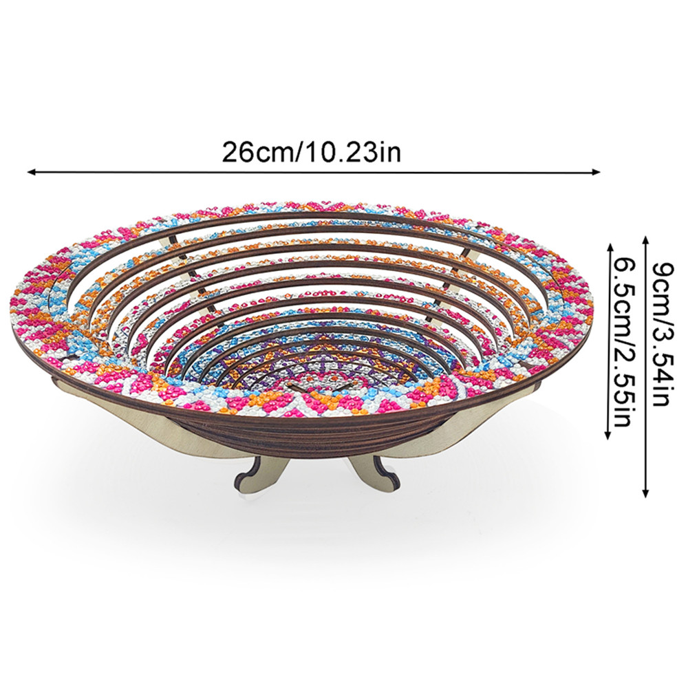 Mandala de madeira 5d pintura  - Resin Art Wooden Tray avaliação e preço