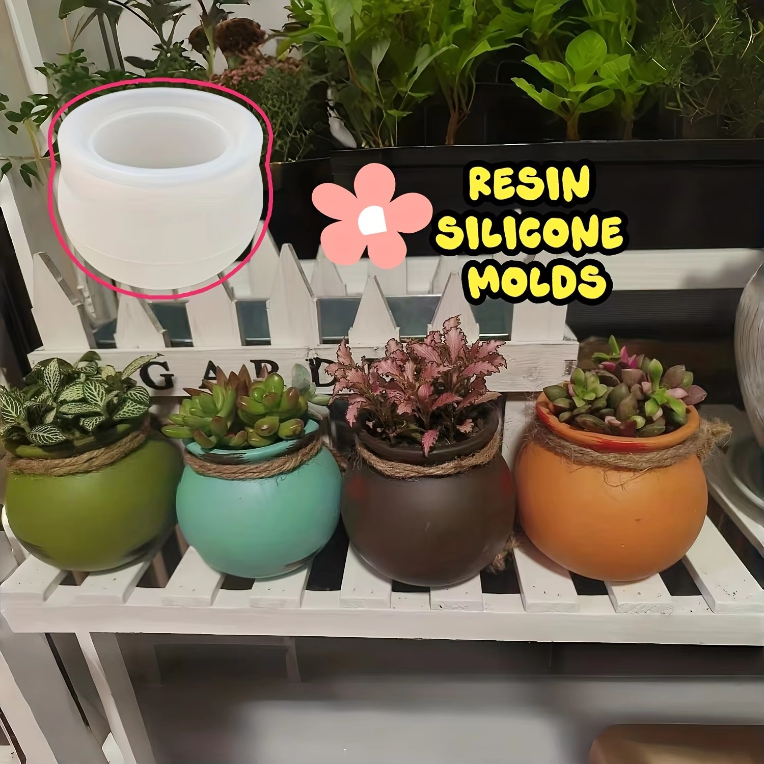 Moldes de Silicone para Vasos  - Resin Art Guide avaliação e preço