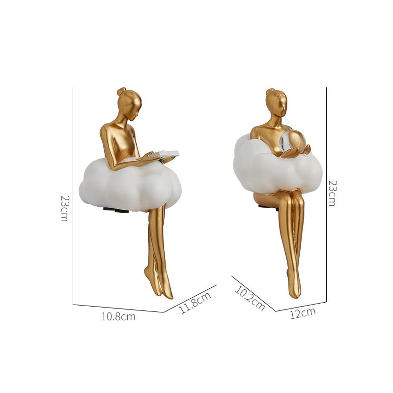 Estátua de Figura Abstrata de  - Resin Art Aesthetic avaliação e preço