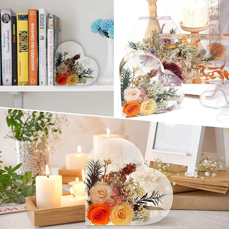 Molde de resina epóxi de coraç - Resin Art Guide avaliação e preço