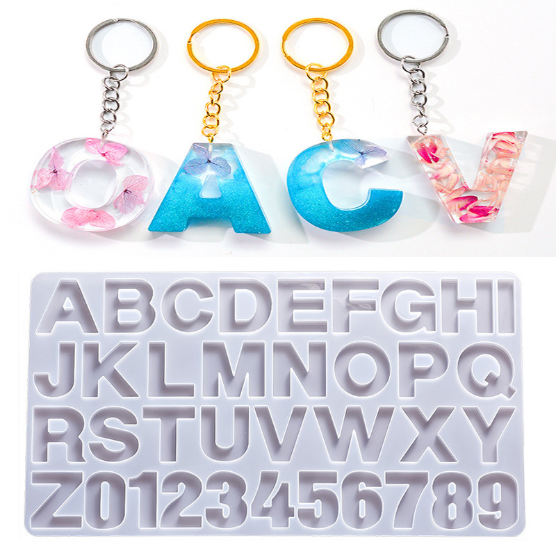 Alfabeto resina epóxi molde de - Resin Art Pen avaliação e preço