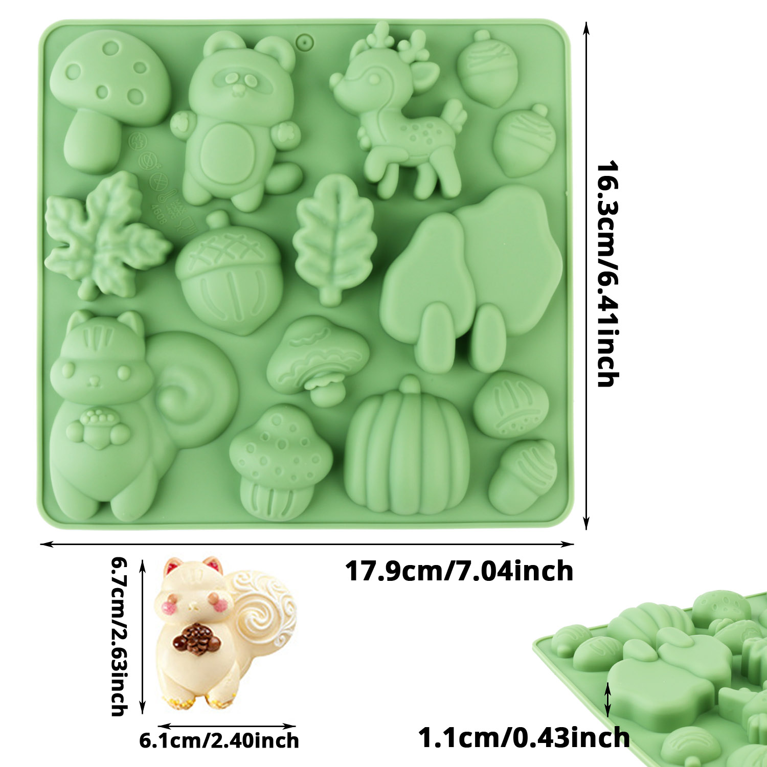 Forma de Silicone para Bolo em - Resin Art Guide avaliação e preço