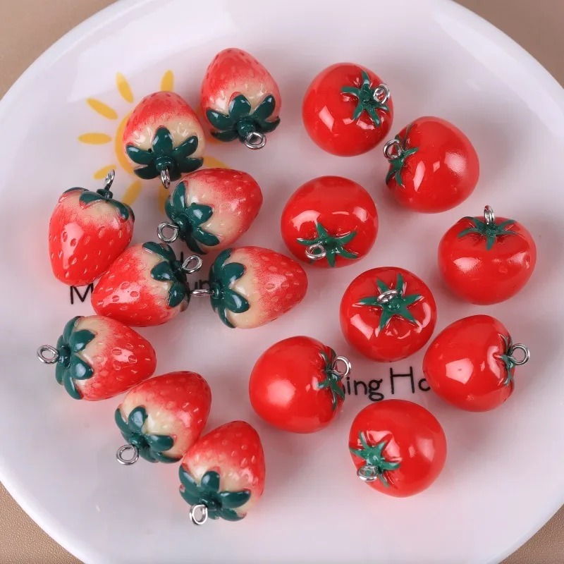 10 Peças de Pingentes de Fruta - Resin Art Diy avaliação e preço
