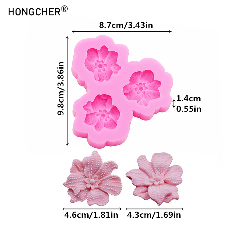Moldes de silicone florais de  - Resin Art Guide avaliação e preço