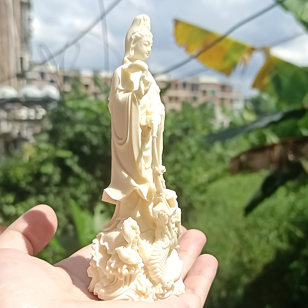 Estátua de Buda Guanyin em Res - Resin Art Aesthetic avaliação e preço