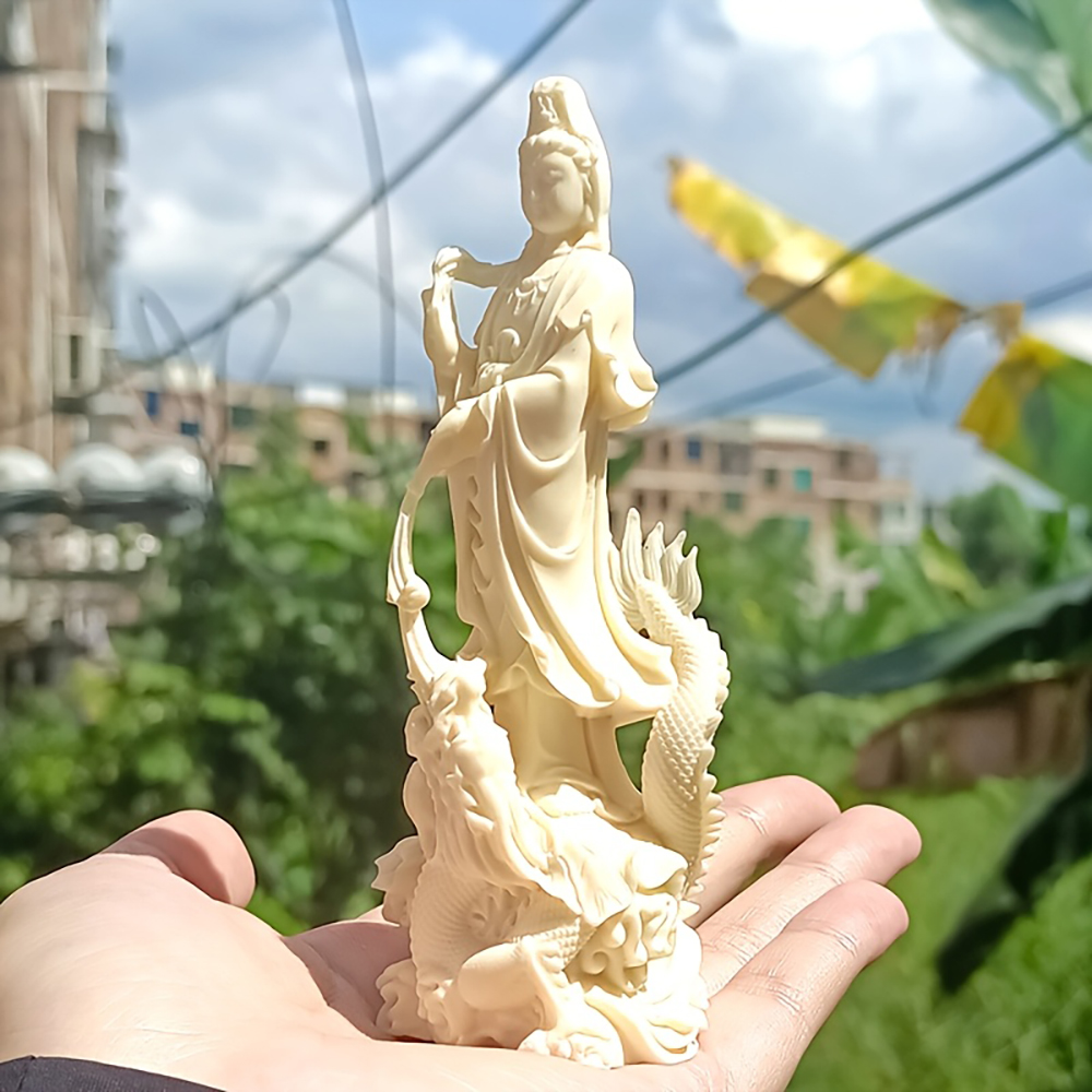 Estátua de Buda Guanyin em Res - Resin Art Aesthetic avaliação e preço