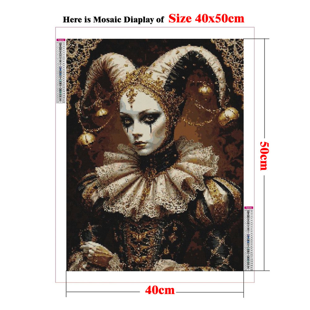 Jester arte pintura diamante k - Resin Art Aesthetic avaliação e preço